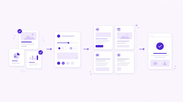 straightforward and clear flow for marketing efforts