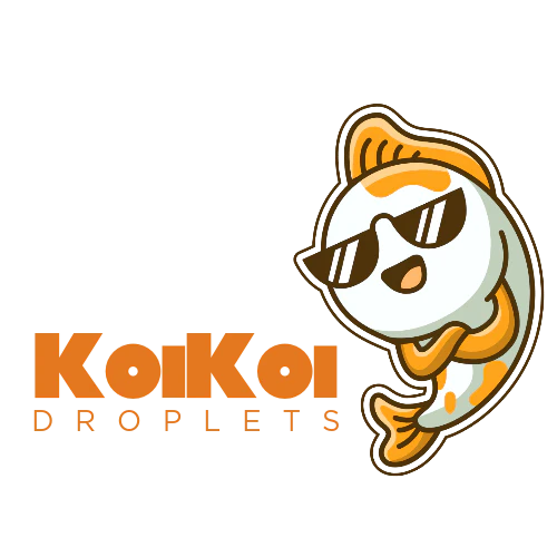 Koi Koi Droplets logo
